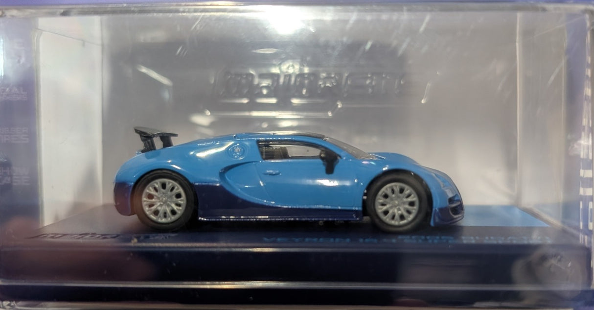 2005 Bugatti Veyron SS, Blue - Majorette: Collection, 1:64 Scale Diecast Car