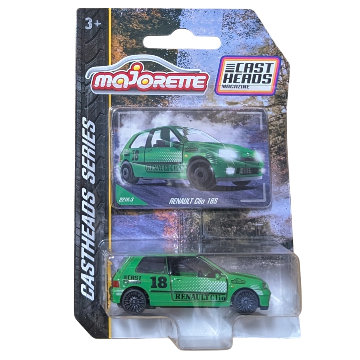 Renault Clio 16S, Castheads Series, 1:64 Scale Diecast Car