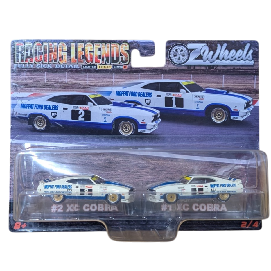 1978 Ford XC Cobra 1 & 2, Oz Wheels Bathurst Racing Legends, 1:64 Scale Diecast Car (MAX 1 per Customer)