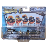 Oz Wheels Burnanza FSD, Holden HZ Panel Van & Ford XY Falcon Twin Set, 1:64 Scale Diecast Car
