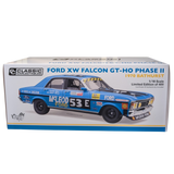 Classic Carlectables Ford XW Falcon Phase II 1970 Bathurst John Goss/Bob Skelton 53E, 1:18 Scale Diecast Model Car