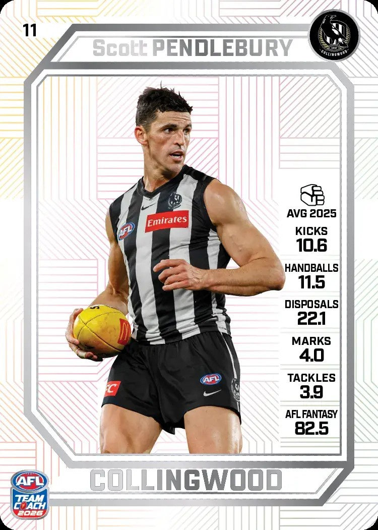 Scott Pendlebury, PEARL Parallel, 2026 Teamcoach AFL