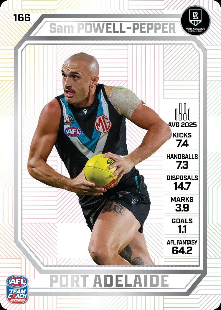 Sam Powell-Pepper, PEARL Parallel, 2026 Teamcoach AFL