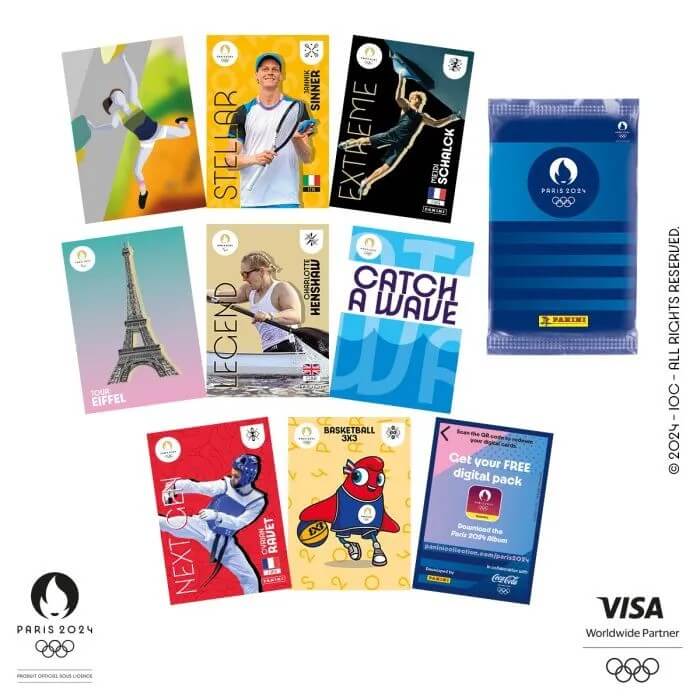 2024 Panini Paris Olympics Trading Cards Pack