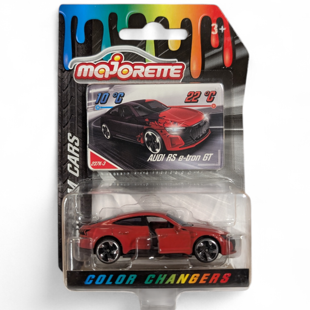 AUDI RS e-tron GT, Majorette: Premium Cars Colour Changers, 1:64 Scale Diecast Car