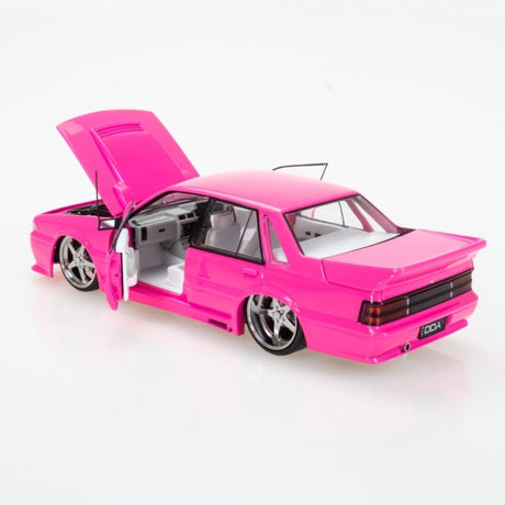 Hot Pink Custom Holden VL Walkinshaw, 1:24 Scale Diecast Car