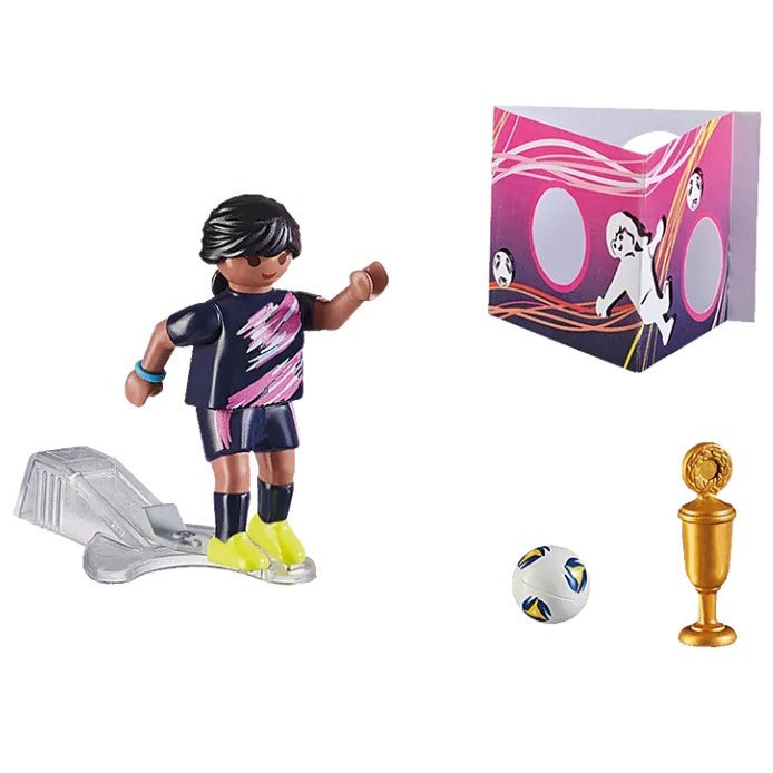 Playmobil 70875 - Female Soccer Player with Goal