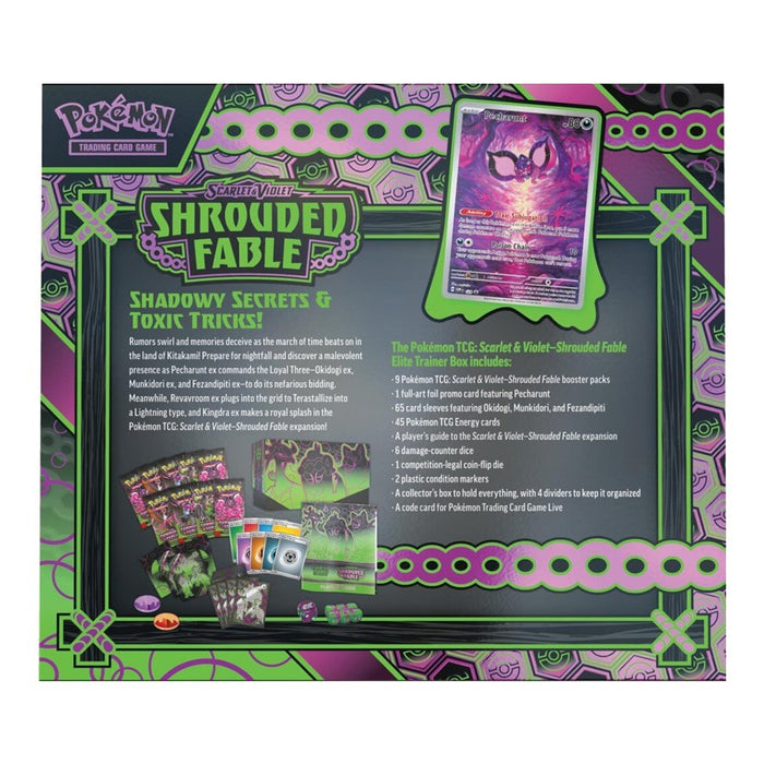 POKÉMON TCG Scarlet & Violet 6.5 Shrouded Fable Elite Trainer Box