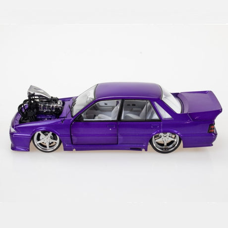 Purple Supercharged Holden VL Walkinshaw, 1:24 Scale Diecast Car
