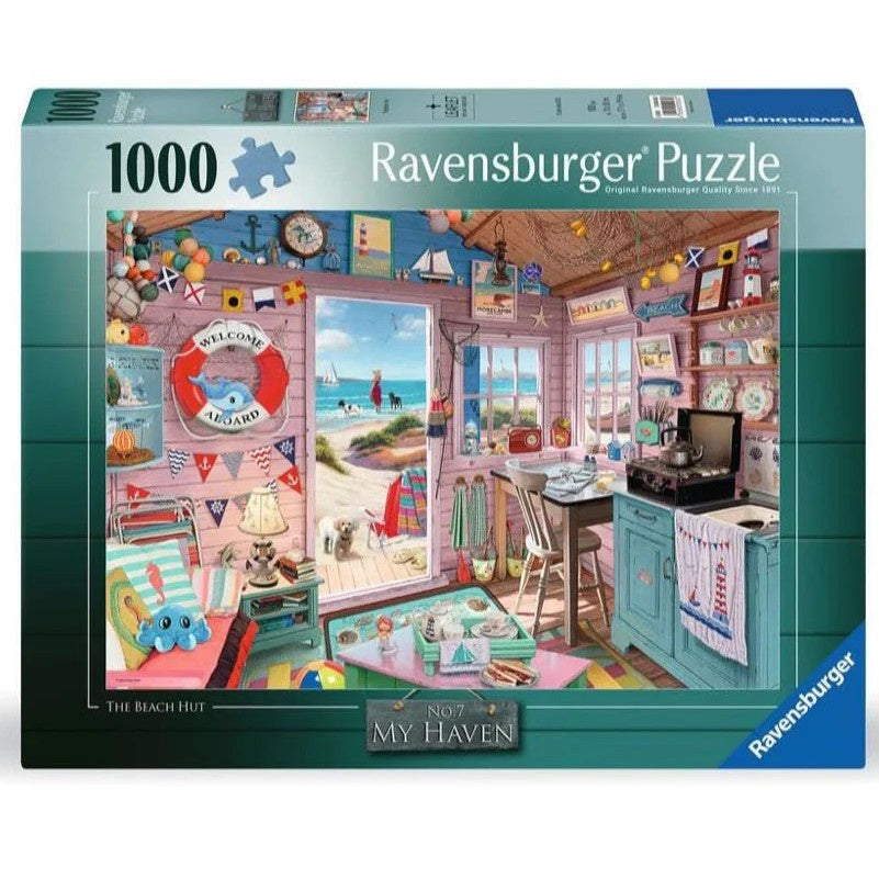 Ravensburger - The Beach Hut - 1000 Piece Jigsaw Puzzle