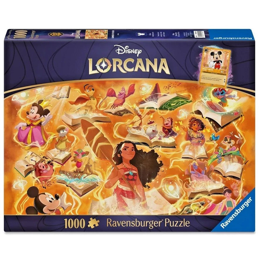Ravensburger Disney's Lorcana Glimmers of the Realm: Amber - 1000 Piece Jigsaw Puzzle