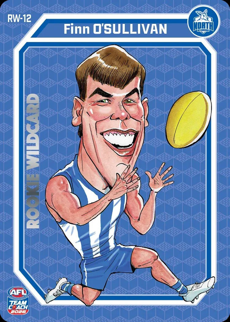 Finn O'Sullivan, Rookie Wildcard, 2026 Teamcoach AFL