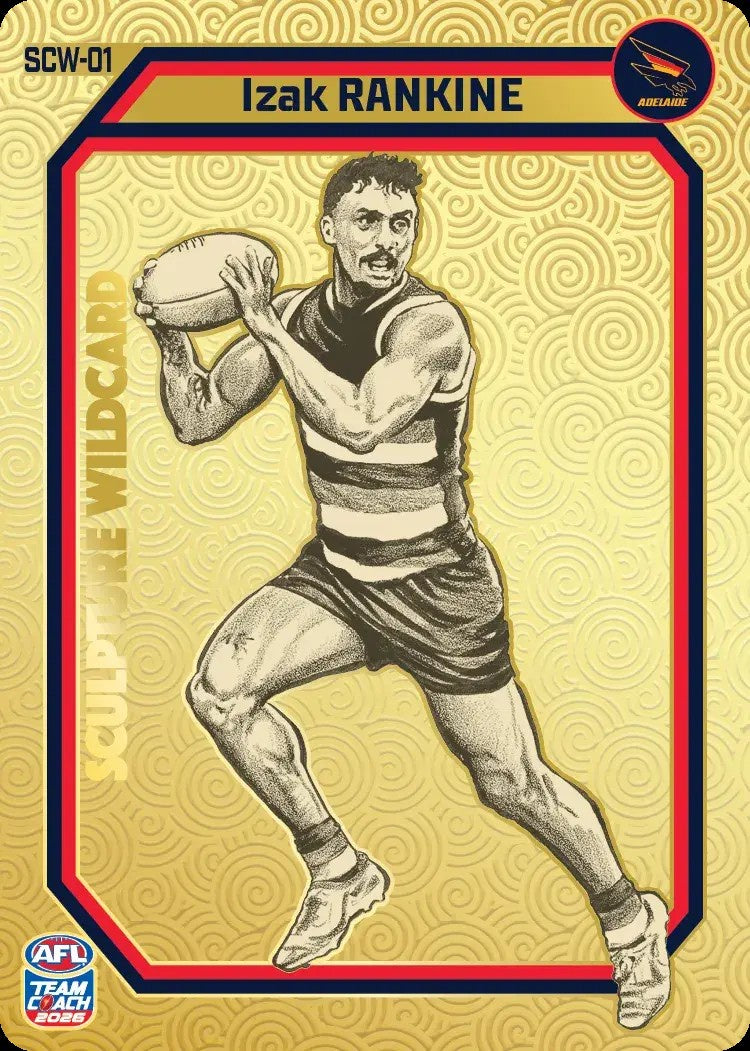 Izak Rankine, GOLD Sculpture Wildcard, 2026 Teamcoach AFL