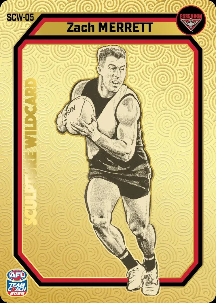Zach Merrett, GOLD Sculpture Wildcard, 2026 Teamcoach AFL