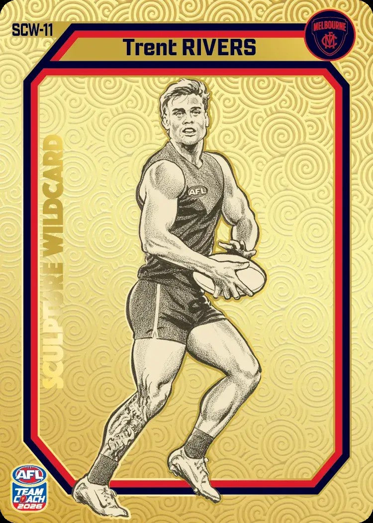 Trent Rivers, GOLD Sculpture Wildcard, 2026 Teamcoach AFL