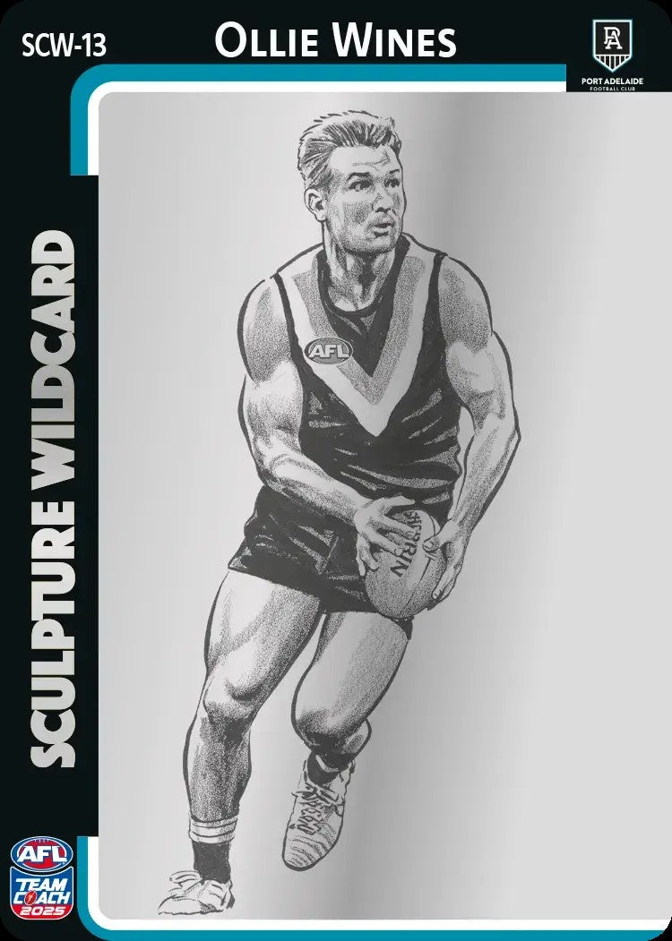 Ollie Wines, Silver Sculpture Wildcard, 2025 Teamcoach AFL