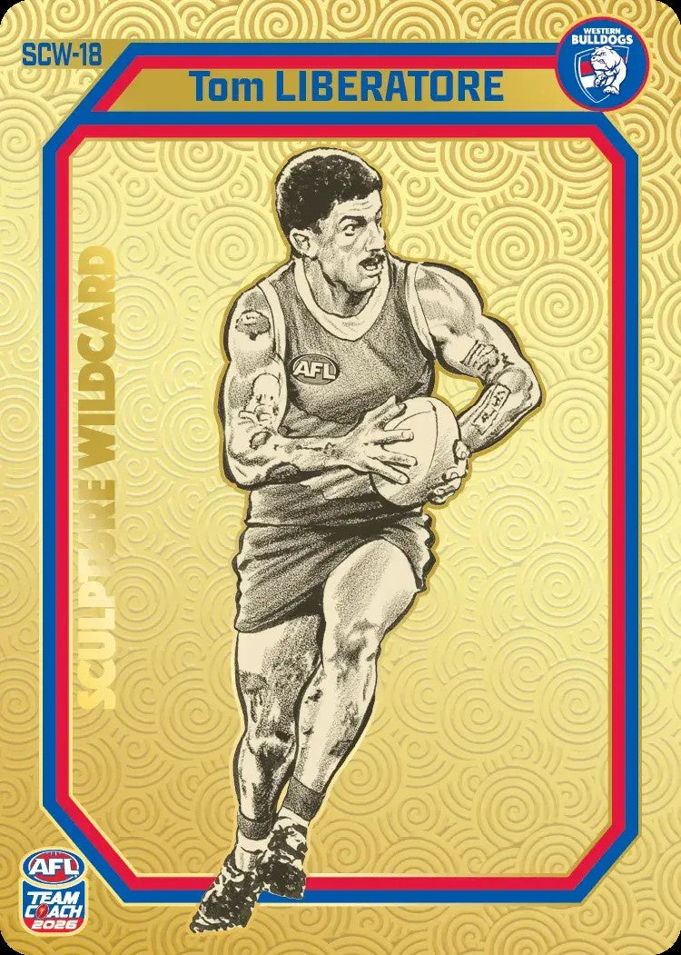 Tom Liberatore, GOLD Sculpture Wildcard, 2026 Teamcoach AFL