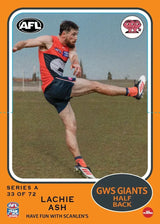 2026 Teamcoach AFL Scanlens Die-Cut - Cards 1 to 72 - Pick Your Card