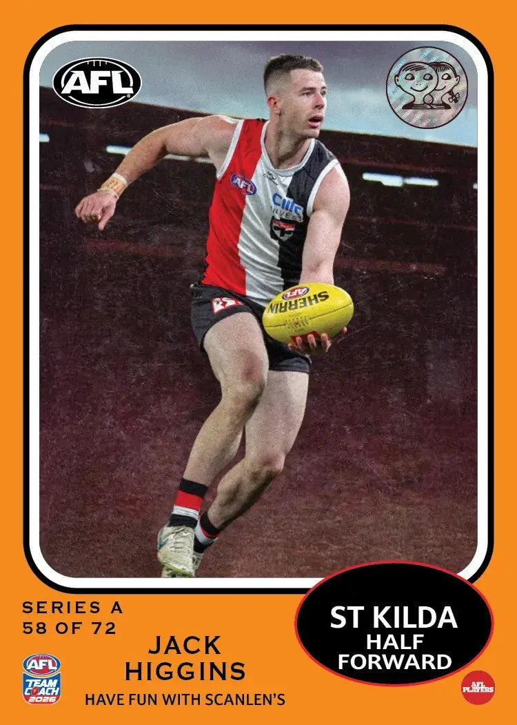 Jack Higgins, RETRO Scanlens, 2026 Teamcoach AFL