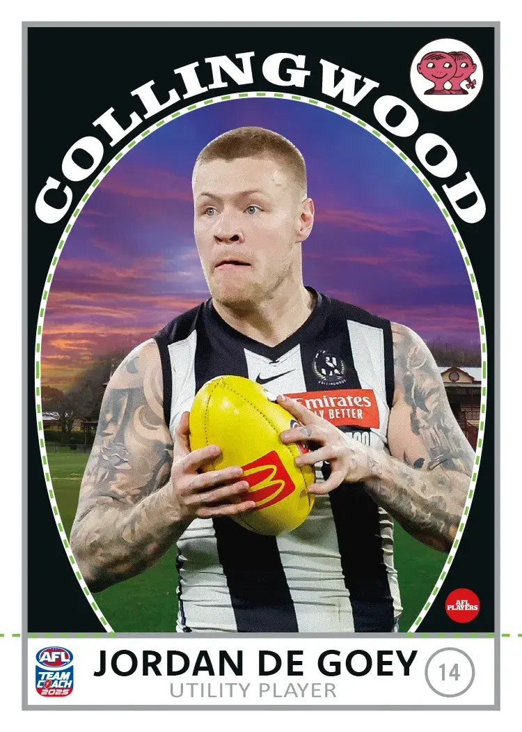 2025 Teamcoach AFL Scanlens Die-Cut - Cards 1 to 72 - Pick Your Card