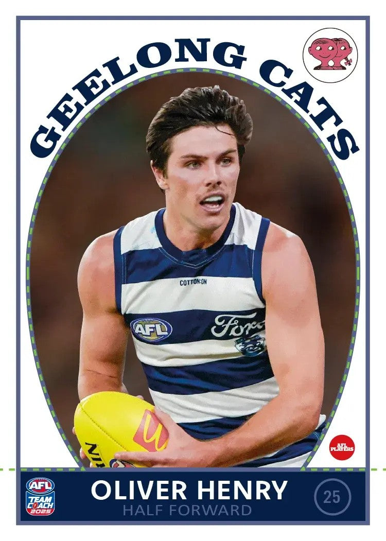 2025 Teamcoach AFL Scanlens Die-Cut - Cards 1 to 72 - Pick Your Card