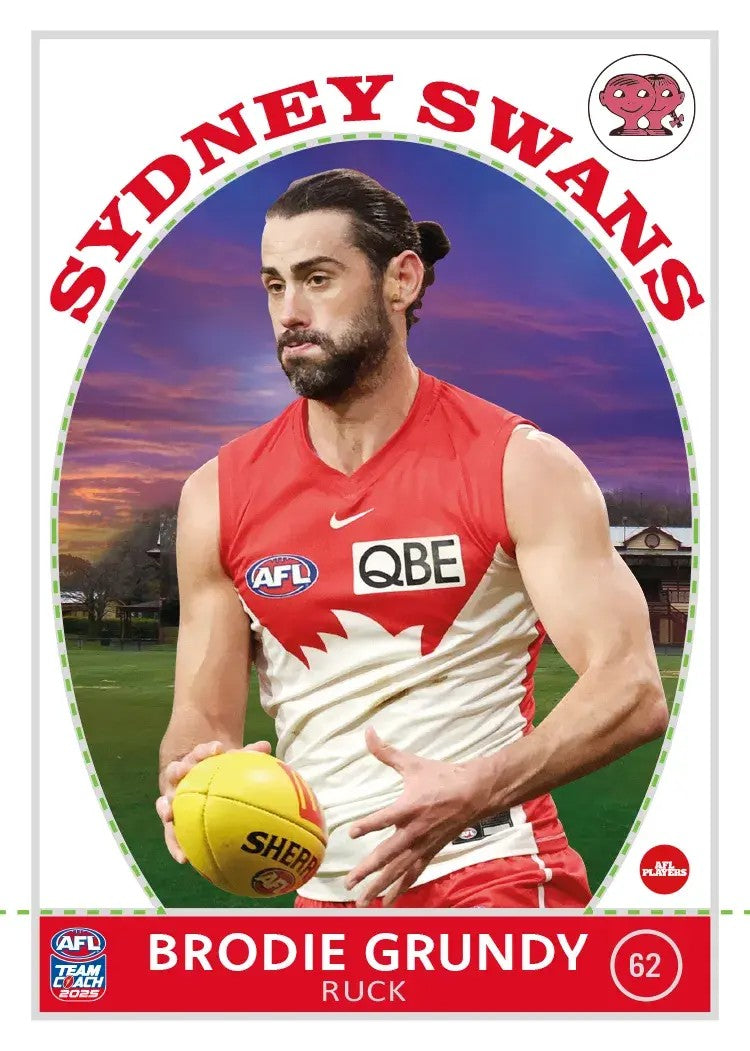 2025 Teamcoach AFL Scanlens Die-Cut - Cards 1 to 72 - Pick Your Card
