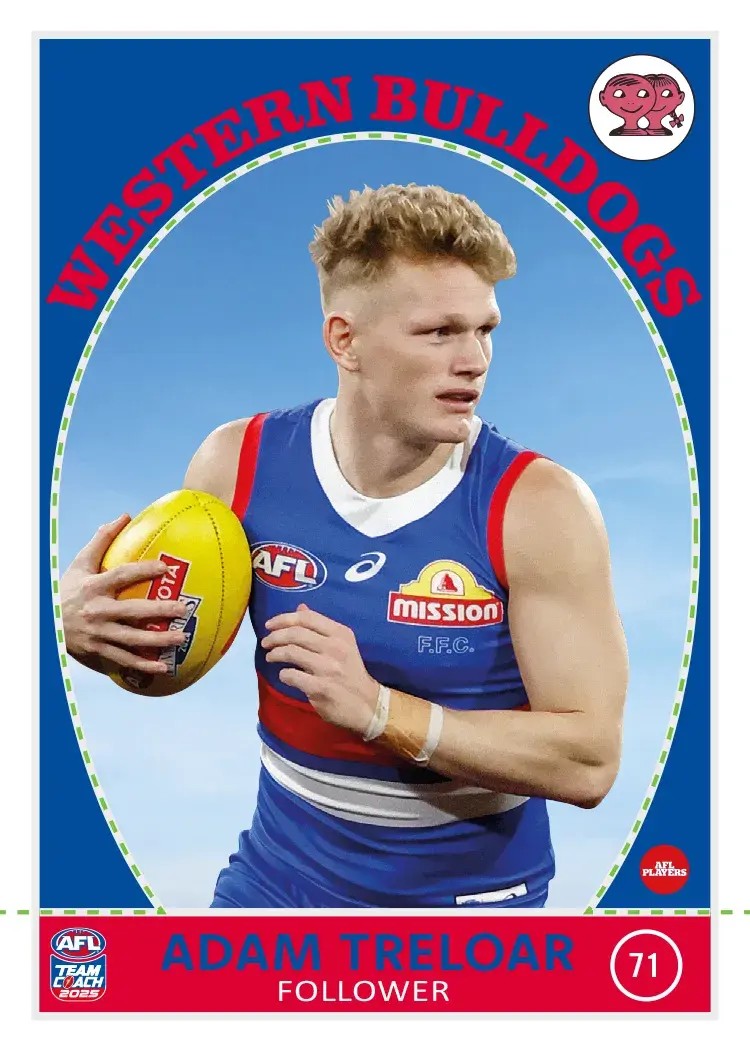 2025 Teamcoach AFL Scanlens Die-Cut - Cards 1 to 72 - Pick Your Card
