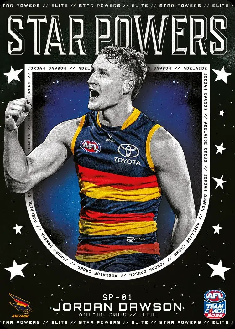 Jordan Dawson, SP-01, Star Powers, 2025 Teamcoach AFL