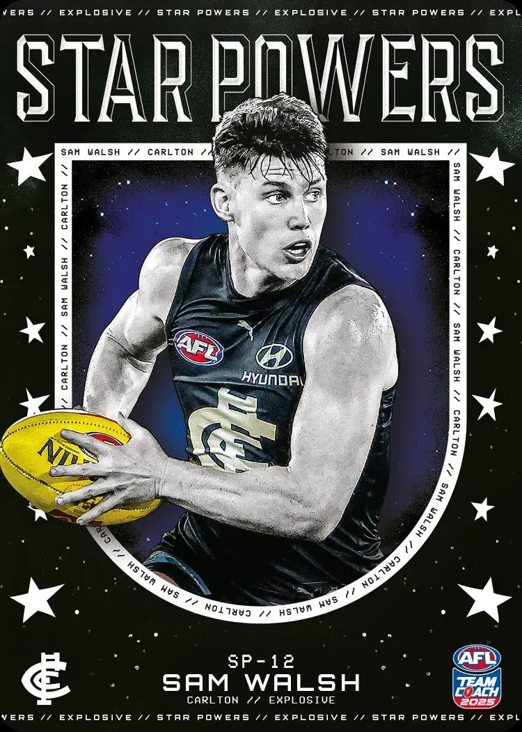 Sam Walsh, SP-12, Star Powers, 2025 Teamcoach AFL