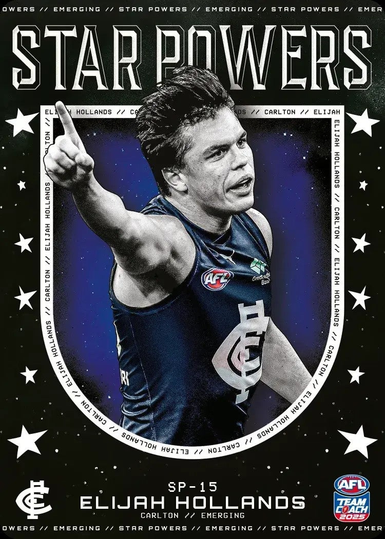 Elijah Hollands, SP-15, Star Powers, 2025 Teamcoach AFL