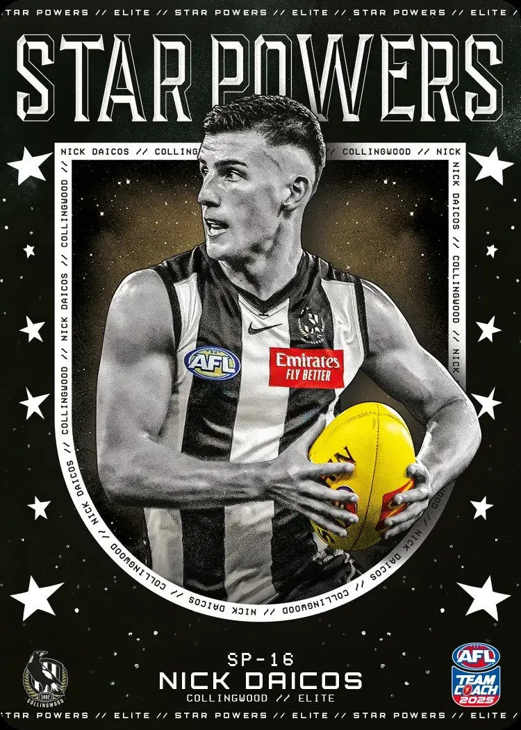 Nick Daicos, SP-16, Star Powers, 2025 Teamcoach AFL