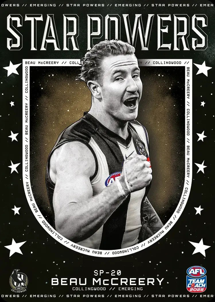 Beau McCreery, SP-20, Star Powers, 2025 Teamcoach AFL