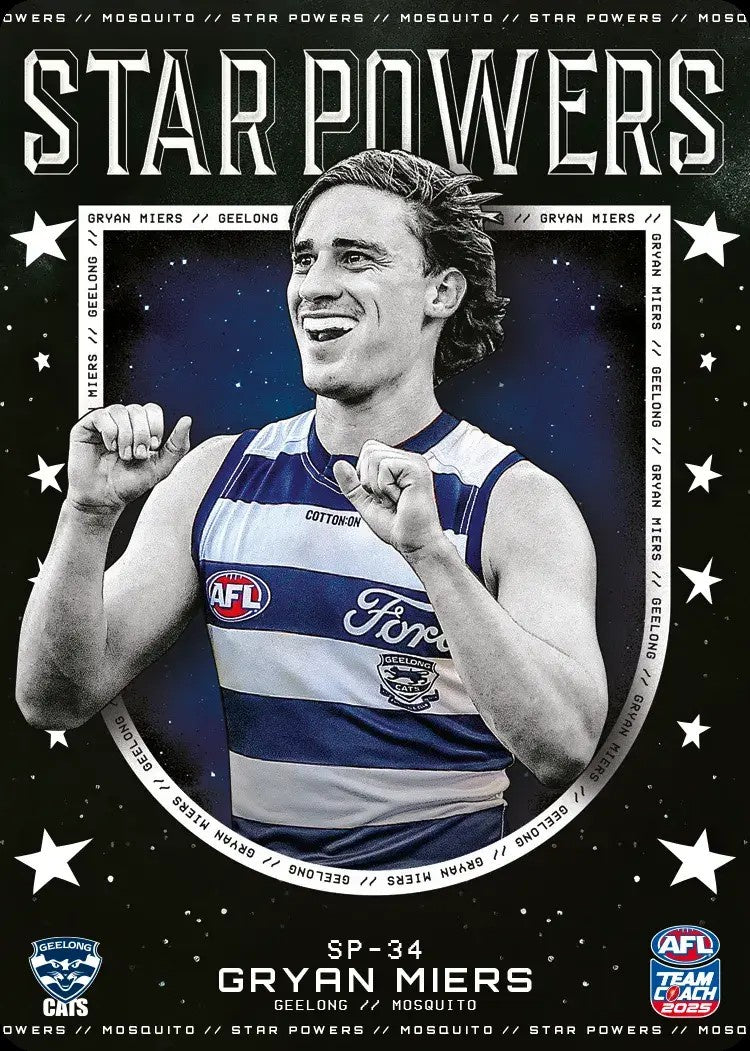 Gryan Miers, SP-34, Star Powers, 2025 Teamcoach AFL