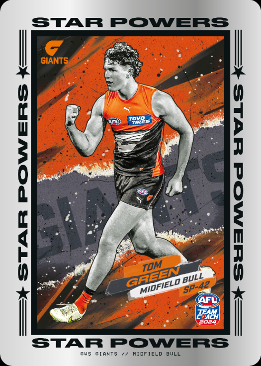 Tom Green, SP-42, Star Powers, 2024 Teamcoach AFL