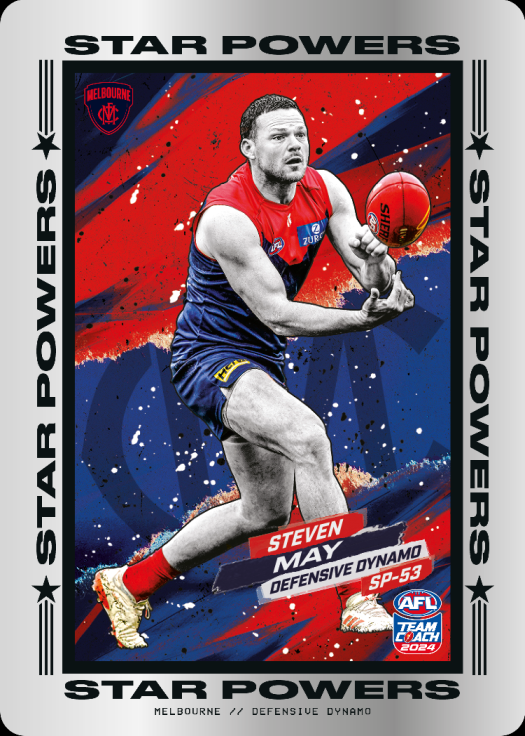 Steven May, SP-53, Star Powers, 2024 Teamcoach AFL