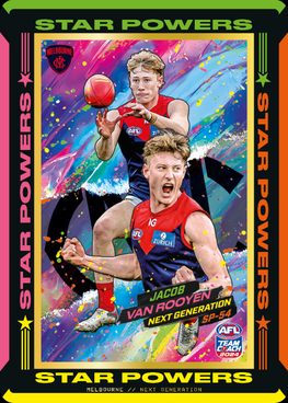 Jacob Van Rooyen, SP-54, NEON Star Powers, 2024 Teamcoach AFL