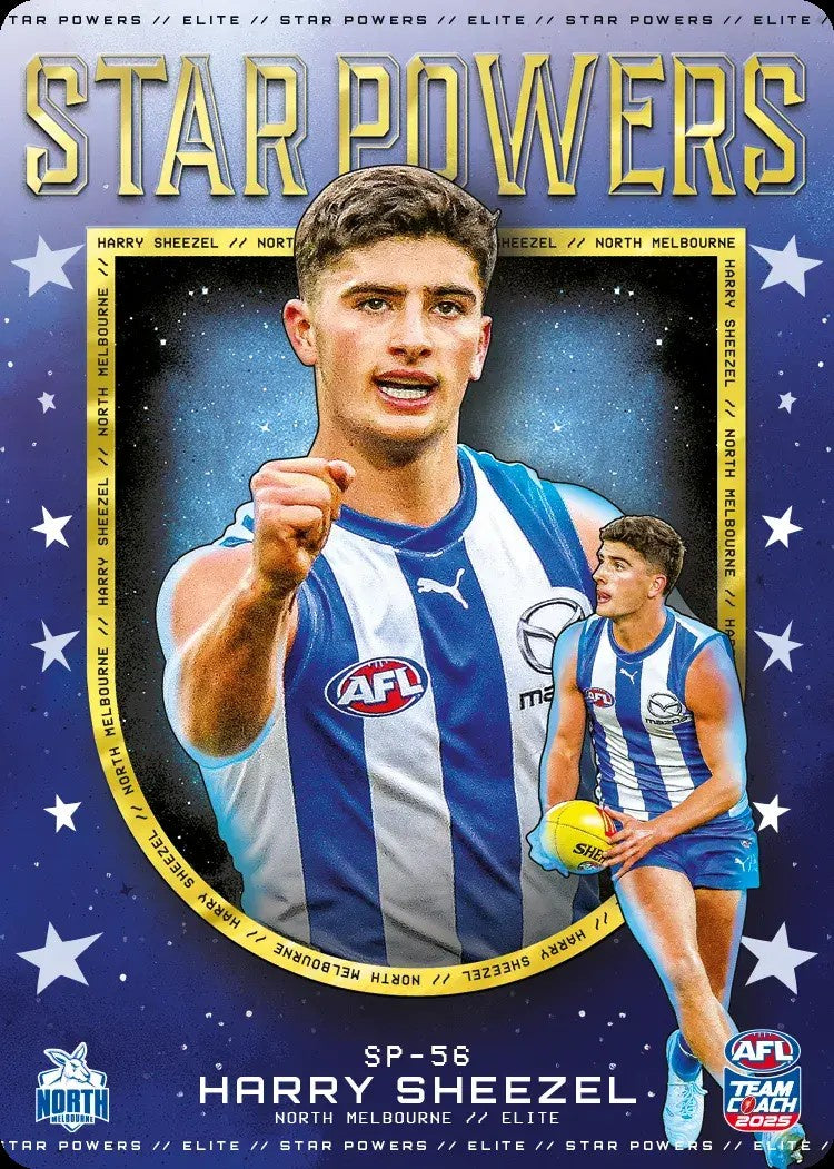 Harry Sheezel, SP-56, TEAM Star Powers, 2025 Teamcoach AFL