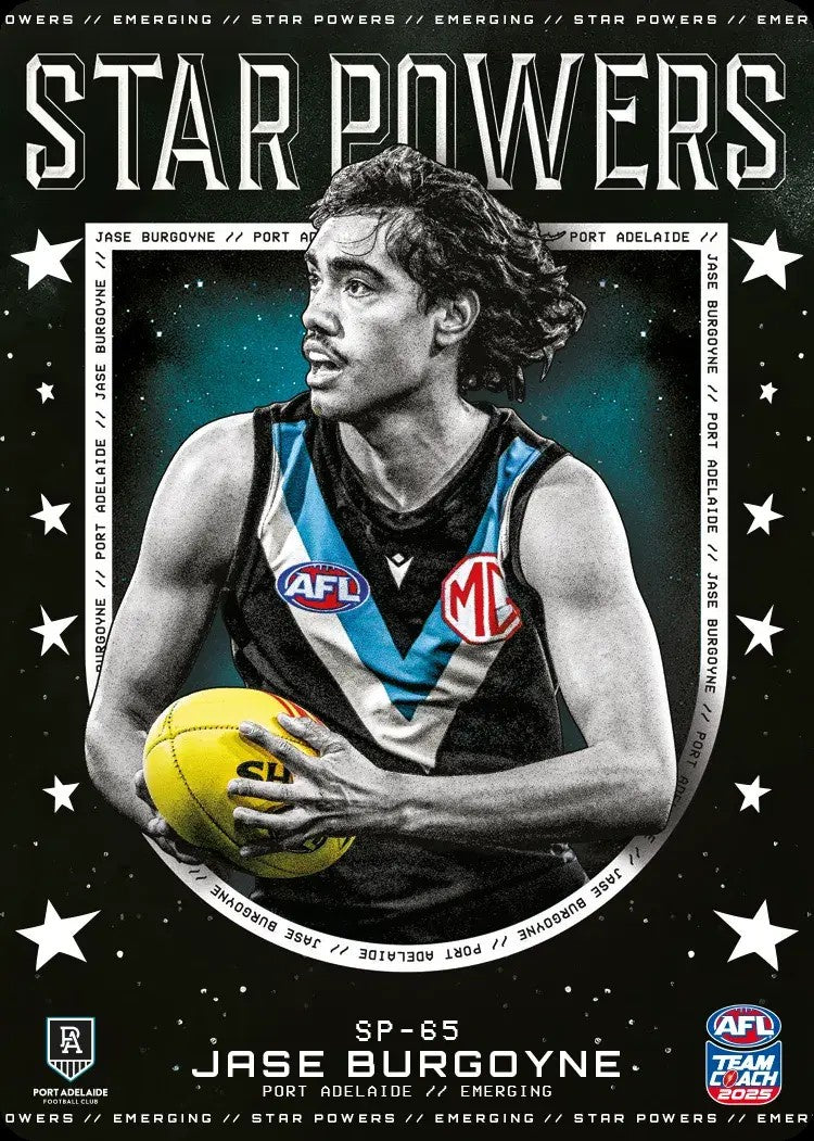 Jase Burgoyne, SP-65, Star Powers, 2025 Teamcoach AFL