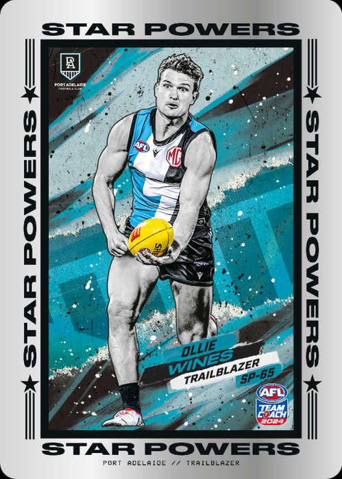 Ollie Wines, SP-65, Star Powers, 2024 Teamcoach AFL