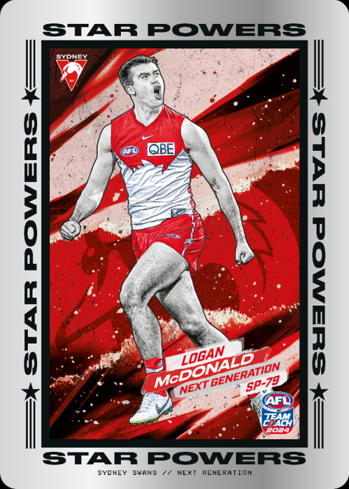 Logan McDonald, SP-79, Star Powers, 2024 Teamcoach AFL
