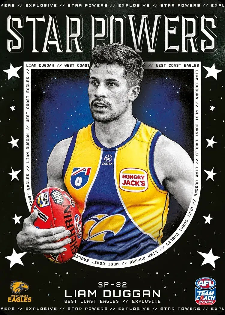 Liam Duggan, SP-82, Star Powers, 2025 Teamcoach AFL