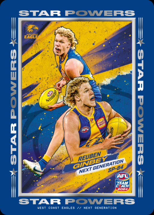 Reuben Ginbey, TEAM Star Powers, 2024 Teamcoach AFL