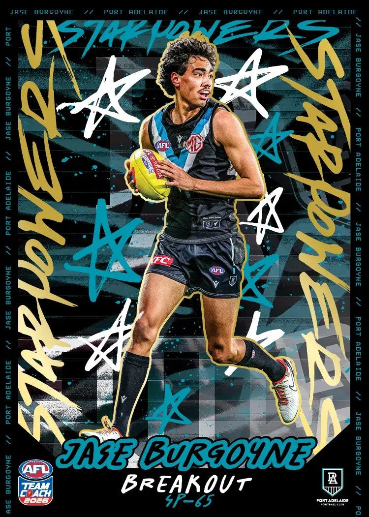 Jase Burgoyne, SP-65, TEAM Star Powers, 2026 Teamcoach AFL