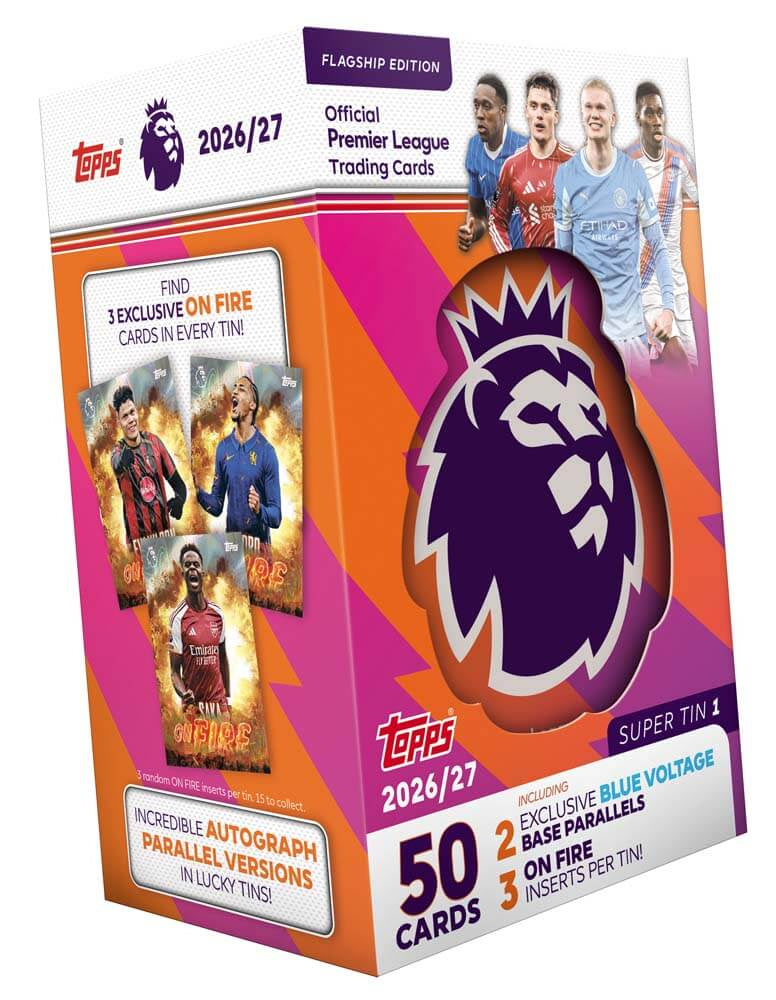 2026-27 Topps Flagship English Premier League EPL - Trading Cards Super Tin