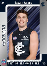 2025 Teamcoach AFL Silver Parallel Cards - Cards 1 to 100 - Pick Your Card