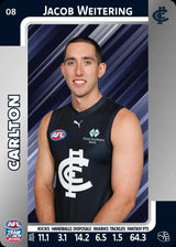 2025 Teamcoach AFL Silver Parallel Cards - Cards 1 to 100 - Pick Your Card