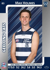 2025 Teamcoach AFL Silver Parallel Cards - Cards 1 to 100 - Pick Your Card