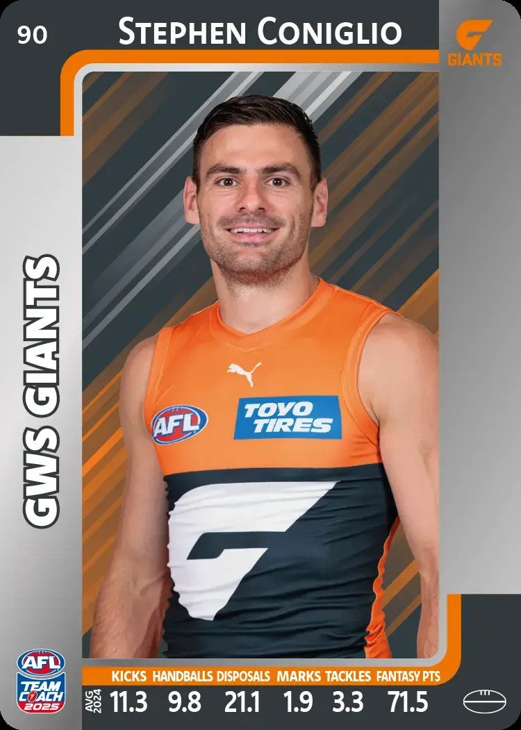 2025 Teamcoach AFL Silver Parallel Cards - Cards 1 to 100 - Pick Your Card