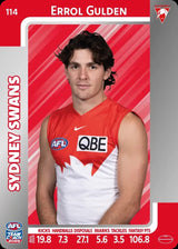 2025 Teamcoach AFL Silver Parallel Cards - Cards 101 to 198 - Pick Your Card