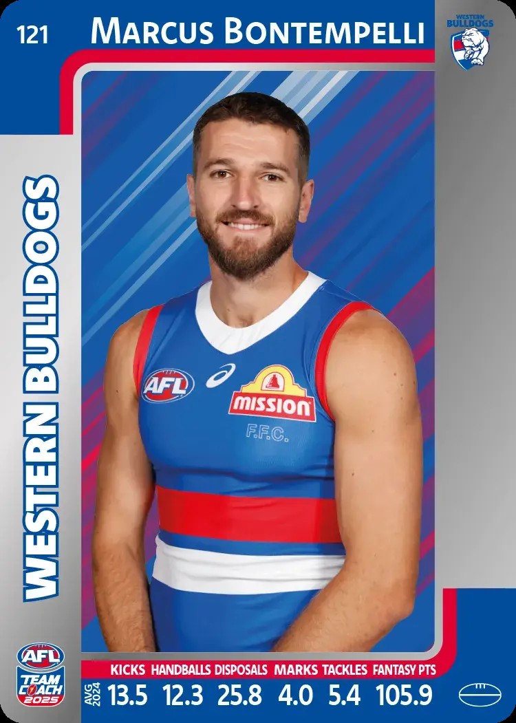 2025 Teamcoach AFL Silver Parallel Cards - Cards 101 to 198 - Pick Your Card